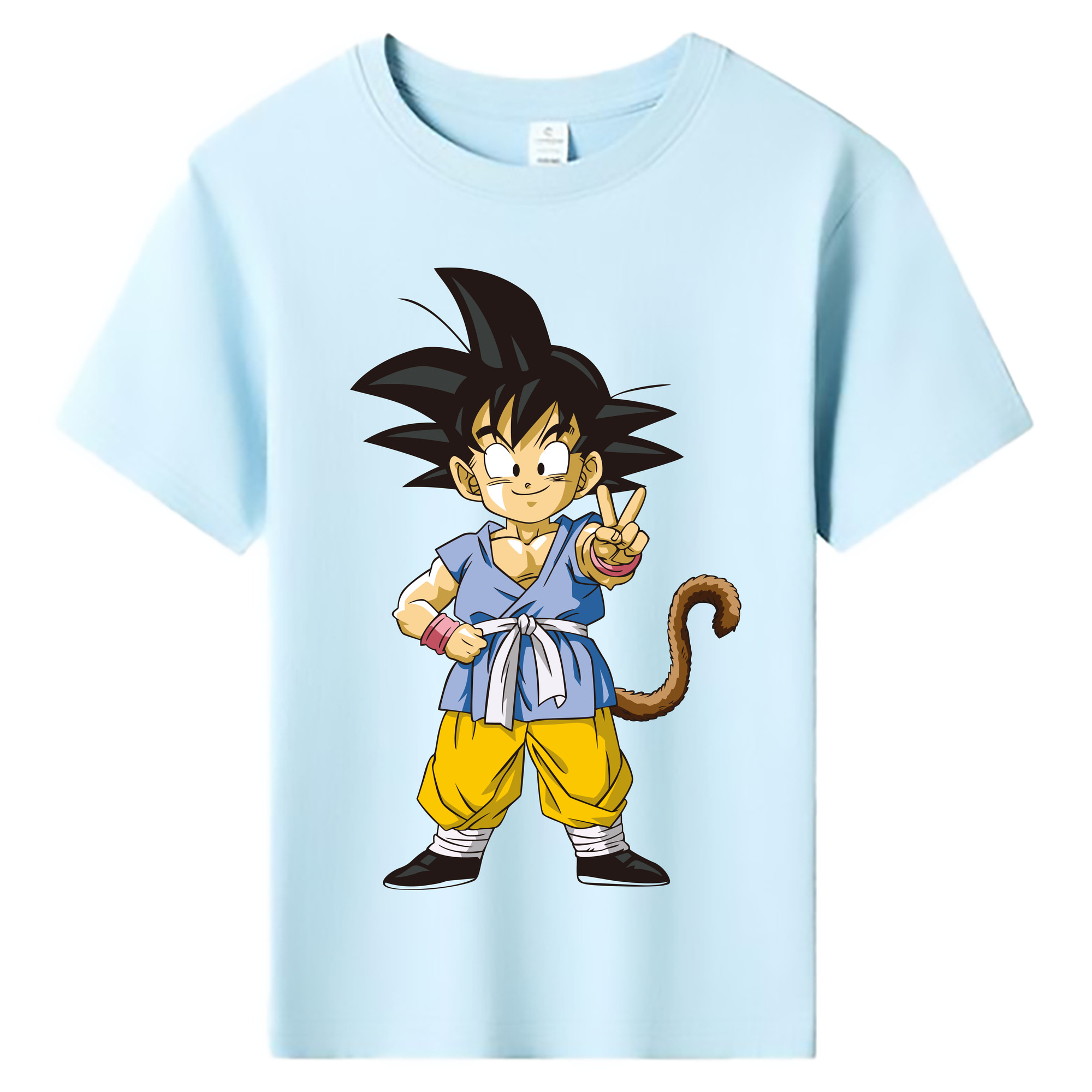 （画像用） ドラゴンボール 孫悟空（そん ごくう）Son Goku カカロット DRAGON BALL Kakarotto 綿100％キッズTシャツ（フロントプリント）